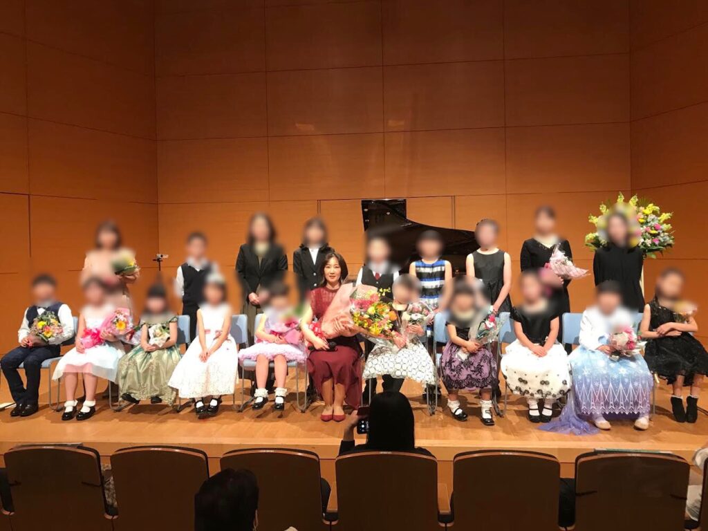 piano recital group photo 2021