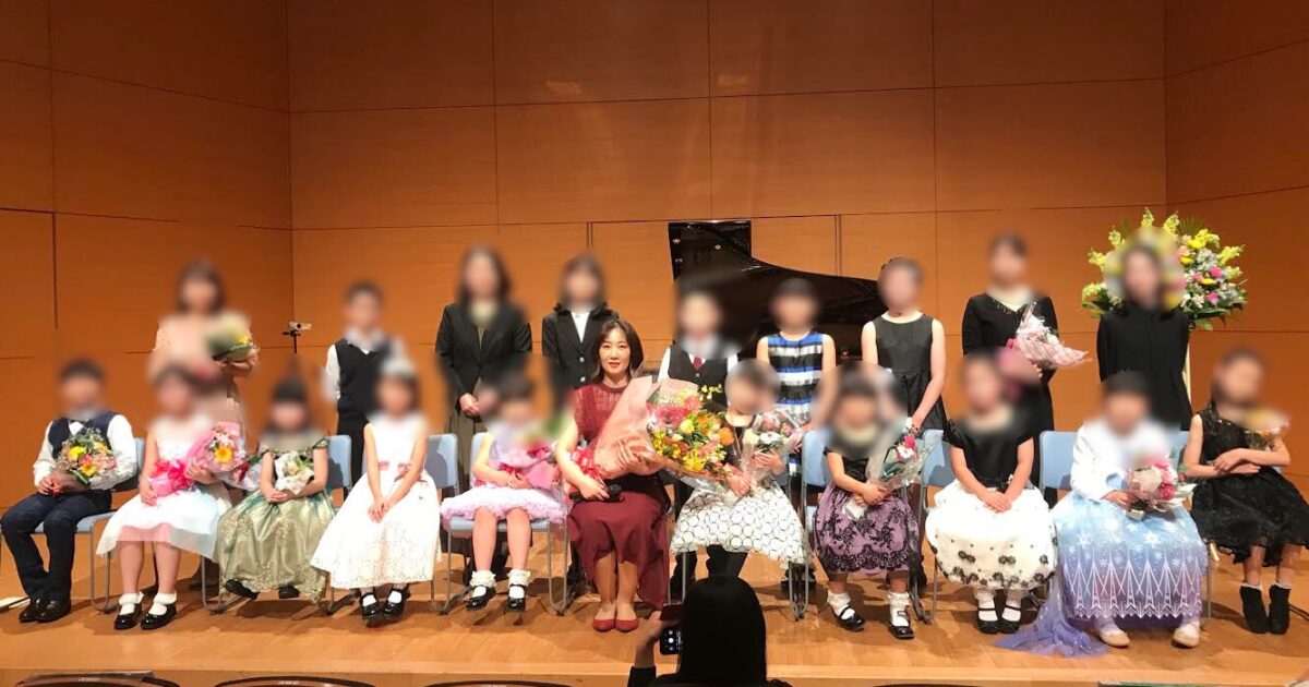 piano recital group photo 2021