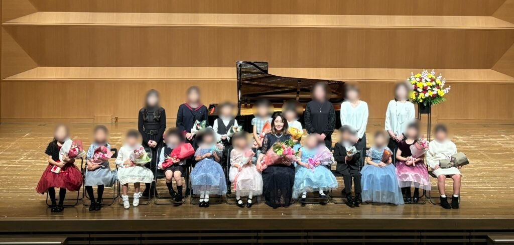 piano recital group photo 2023